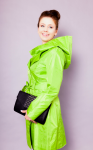 Women raincoat - green